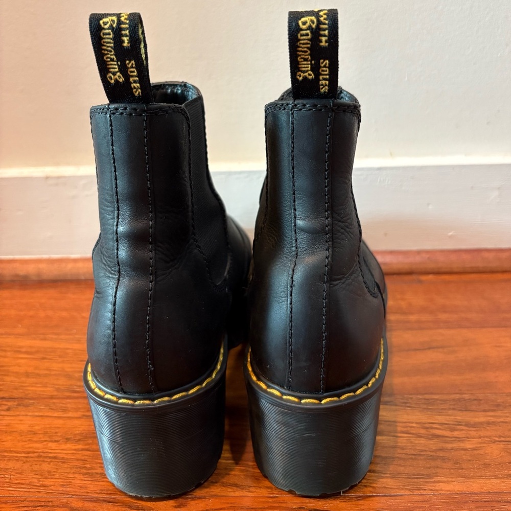 Dr. Martens Women’s Rometty Wyoming Leather Platform Chelsea Boot - Picture 6 of 6